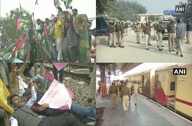 farmer protest rail roko andolan against farm laws delhi up punjab haryana live updates, किसानों का रेल रोको आंदोलन शुरू, जानियें देश भर से पल-पल की ख़बरें
