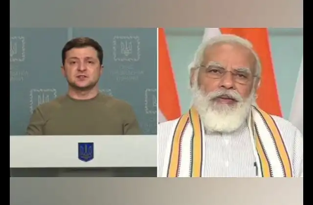 PM Modi speaks to Ukraine President Zelensky