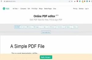 Online free pdf editor-Sejda-how-to-edit-pdf-text-without-app-2