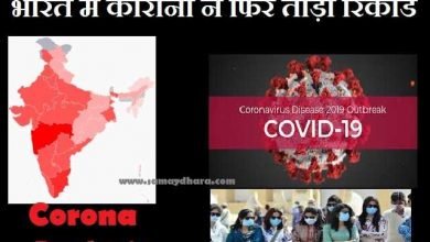 Corona update: India records 896 fresh corona cases in a day