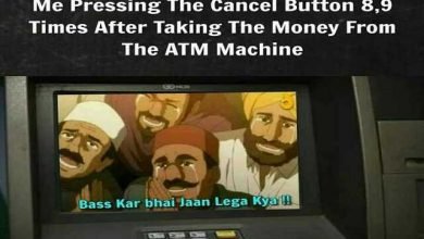 atm-jokes latest-trending-jokes joke-of-the-day, ATM जोक्स : ATM पर पैसा निकलने के बाद,8-9 बार कैंसिल के बटन को दबाने पर, JOKES KI DUNIYA