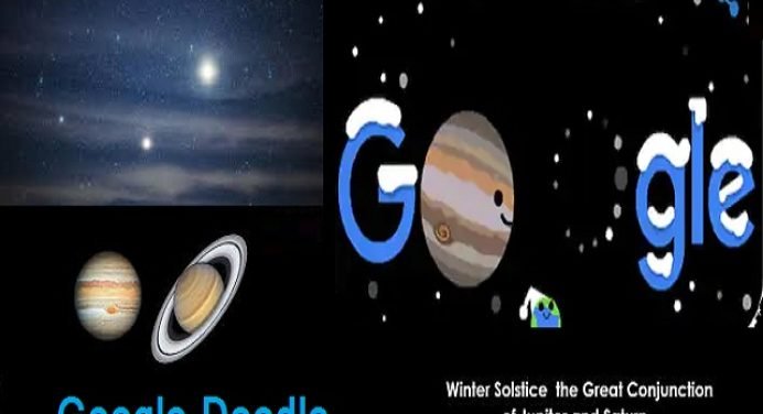 Goodle-Doodle : आज जब शनि मिलेगा गुरु से तो क्या होगा…? आकाश में शनि व गुरु ग्रह की होगी मुलाक़ात