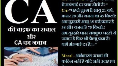 CA jokes accounted jokes wife jokes,  joke of the day, latest trending jokes, jokes ki duniya, joke, chutkule, जोक्स, पत्नी के जोक्स