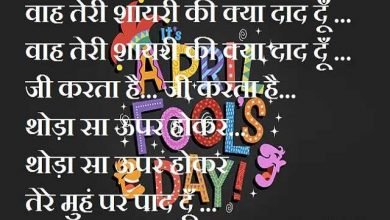 April fool's Day Shayari In Hindi, april fool day shayaris , शायरी : अप्रैल फूल डे के दिन भेजियें बेहद प्रसिद्ध मूर्खों वाली शायरियां, shayris