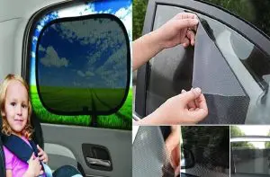 car safety tips with sunshade-min