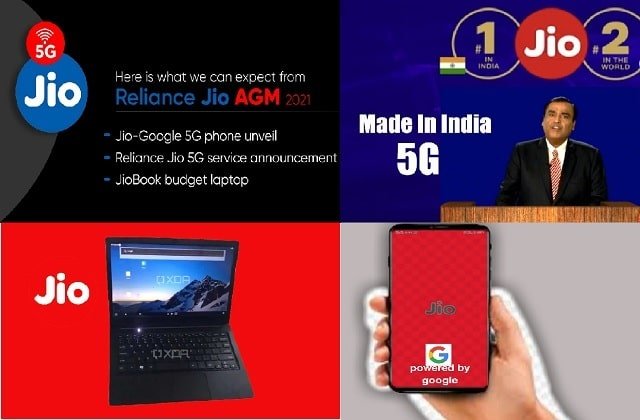 Reliance AGM 2021:affordable-Jio-Phone-5G-Jio-Book-Laptop set to launch today