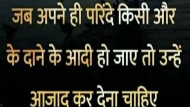 Thursday Thoughts In Hindi good morning image motivational quotes suvichar suprabhat in hindi, जब अपने ही परिंदे किसी और के दाने के आदि हो जाएँ,तो उन्हें आजाद कर देना चाहियें