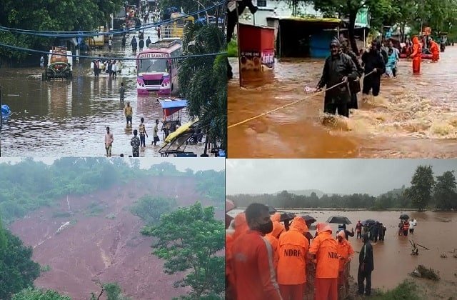 Maharashtra flood-heavy rain alert live update-47 died in landslide-min