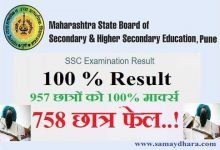 maharashtra 10th result 2021 news updates in hindi ssc result 758 student fail x result all updates, ऑल पास पॉलिसी फिर भी 758 छात्र फेल ..!
