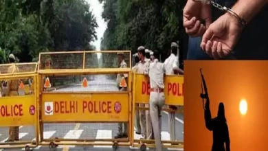Delhi's Laxmi Nagar Pakistani terrorist arrested-AK-47,hand grenade recovered-terror alert in Delhi