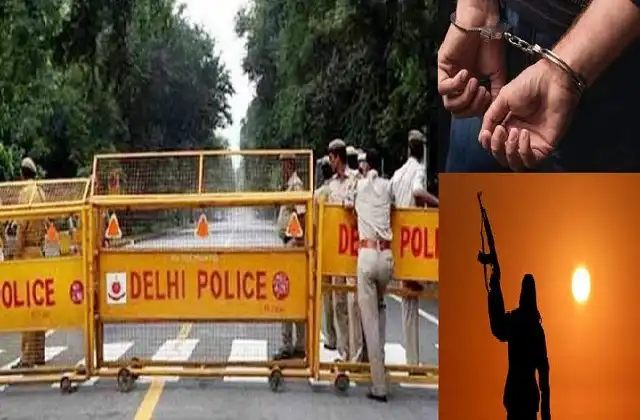 Delhi's Laxmi Nagar Pakistani terrorist arrested-AK-47,hand grenade recovered-terror alert in Delhi