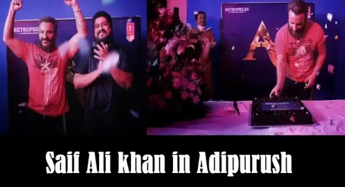 Saif Ali Khan ने कंप्लीट की Prabhas स्टारर फिल्म ‘Adipurush’ की शूटिंग,फोटोज वायरल