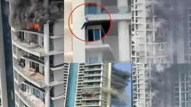 Video-Mumbai-fire-at-Avighna-Park-residential-building’s-19thfloor-in-Lalbaug-one-dead