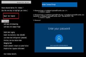 how to retry pc password 