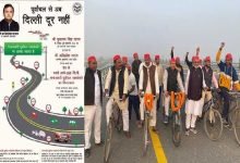 Poorvanchal Expressway kal modi yogi to aaj akhilesh yadav ka jalwa, उत्तरप्रदेश विधानसभा चुनाव-अखिलेश करेंगे आज एक्सप्रेस वे पर शक्ति प्रदर्शन