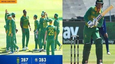 Highlights SAvsIND 3rd ODI southafrica beat india by 4 runs and clean sweep the series by 3-0, अफ्रीका ने भारत को 4 रन से हरा सीरीज पर 3-0 से कब्जा जमाया