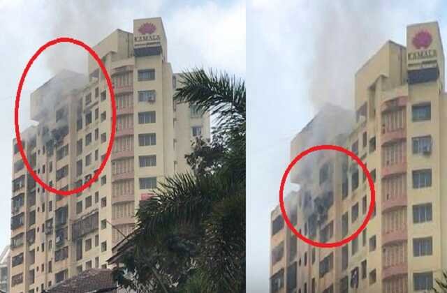 fire-breaks-out-in-mumbai kamla-building-patil-estate-tardeo 7-killed-15-injured, मुंबई में लगी आग, 18वीं से 20वीं मजिल तक फैली आग, 7 की मौत 15 लोग जख्मी
