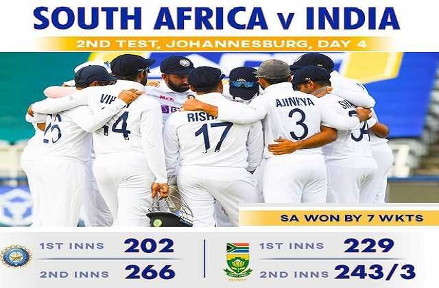 highlights-rsa-vs-ind 2nd-test southafrica-beat-india-by-7wicket, Highlights RSAvIND - Dean Elgar की कप्तानी पारी से अफ्रीका 7 विकेट से जीता