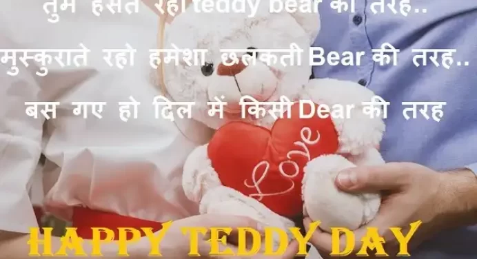इन love status,Hindi Shayari से अपने Valentine को कहें Happy Teddy Day