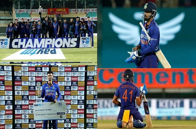 highlights-slvsind-3rd-t20i india-beat-srilanka-by-6-wickets man-of-the-series-match-shreyas-iyer, अय्यर के तूफ़ान के आगे फिर उड़ा लंका, भारत की सीरीज में क्लीन स्वीप