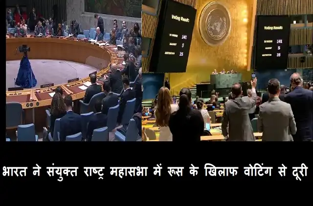 UNGA- resolution-condemns-Russia’s aggression against Ukraine-passed-by-141-votes-India-abstains-from-voting