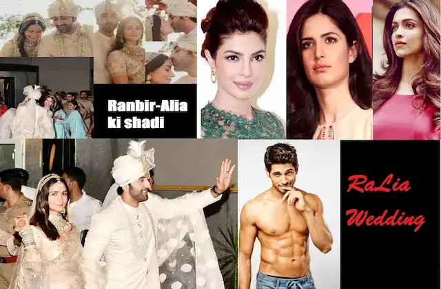 Alia-Ranbir ki Shadi-Ex GF Priyanka Chopra-Deepika-Padukone-Katrina-Kaif-ex-BF-Sidharth-Malhotra wishes Ranbir-Kapoor-Alia-Bhatt for wedding