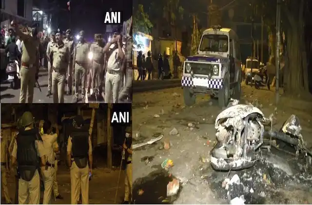 Delhi Hanuman Jayanti Violence-stone pelting on Shobhayatra-Jahangir-Puri-communal-clash-DCP says situation under control