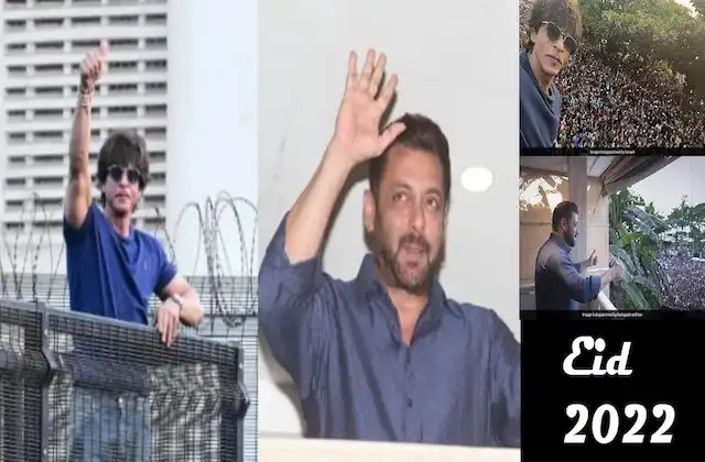 Salman Khan-Shahrukh-Khan-gives-Eid-Mubarak-wishes-to-fans-pics-viral