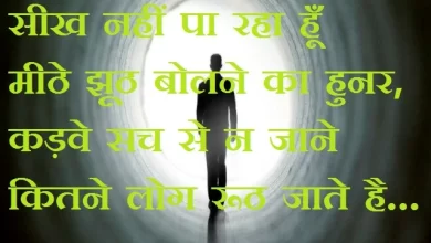 rishte-nate-shayaris jindagi-sayari latest-shayris-in-hindi, रिश्ते-नाते शायरी-सीख नहीं पा रहा हूँ...,मीठे झूठ बोलने का हुनर,shayari in hindi