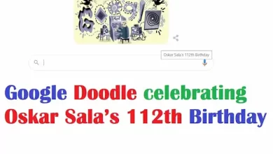 Google Doodle celebrating Oskar Sala’s 112th Birthday-The German Electronic Musician