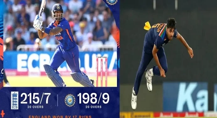 INDvsENG T20i – सूर्यकुमार यादव के शतक के बावजूद भारत हारा