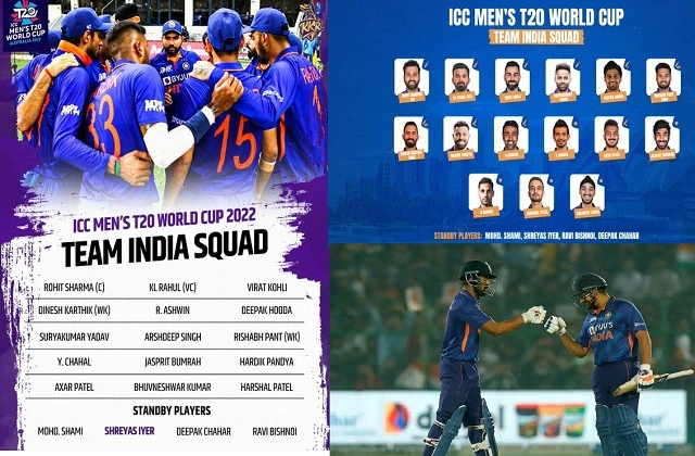 ICC MENS T20 WORLD CUP 2022 TEAM INDIA SQUAD DINESH KARTIK,