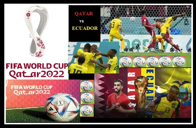 Live FIFA World Cup 2022 ECUADOR vs QATAR - Ecuador beat qatar by 2-0, QatarvEcuador