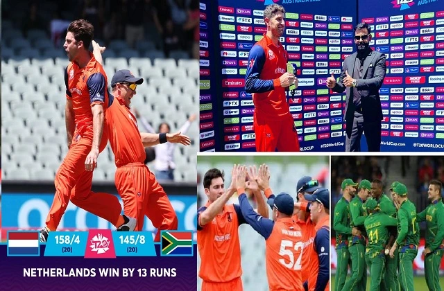 ICC Men's T20 World Cup 2022 netherlands beat southafrica india in semifinal,