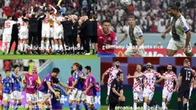 Highlights FIFA World Cup 2022 Day12 Morocco Beat Canada Croatia vs Belgium Match Draw germany beat costa rica Japan Beat Spain 