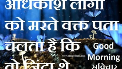 Friday-thought-Suvichar-good-morning-quote-inspirational-motivation-quote-in-hindi-positive, , adhikansh logo ko marte waqt pata chalta hai