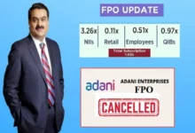 Adani Enterprises FPO share sell called off  adanienterprisesfpo cancelled,