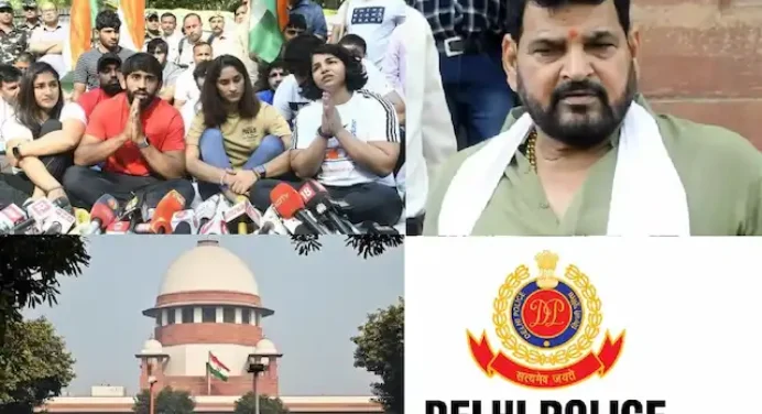 Wrestlers Protest- आखिरकार दिल्ली पुलिस ने बृजभूषण सिंह के खिलाफ FIR दर्ज की