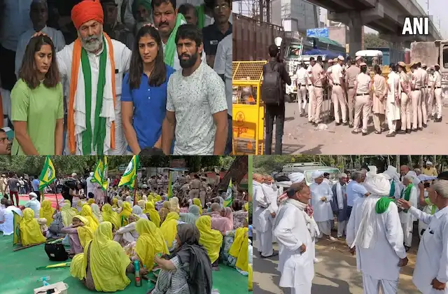 wrestlers-protest-khap-mahapanchayat-supports-wrestlers-move-to-jantar-mantar-delhi-police-tighten-border-security