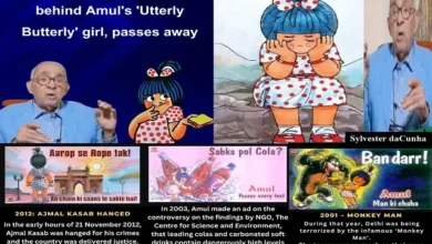 Sylvester-dacunha passes-away man-behind-the-iconic-amul-girl-mascot,