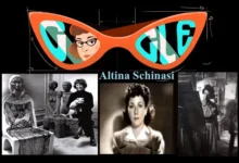 Google-Doodle celebrates life of artist altina-schinasi known for Harlequin eye glass frame or ‘cat eye’ frame