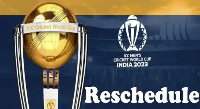 ICC World Cup 2023 हुआ रीशेड्यूल,अब IND vs Pak का मैच 18 अक्टूबर,जानें 8 अन्य मैचों का शेडयूल