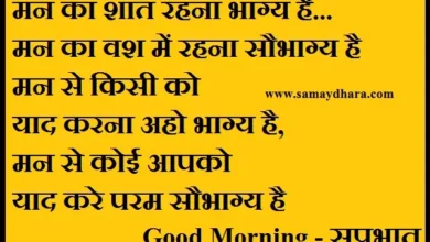 Friday-Status-thoughts-Suvichar-good-morning-quotes-inspirational-motivation-quotes-in-hindi-positive, mann ka shant rahana bhagy hai... man ka vash me rahana saubhagy hai...
