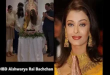 Aishwarya Rai Bachchan celebrated 50th birthday on 1st Nov with daughter Aaradhya and Mother video viral