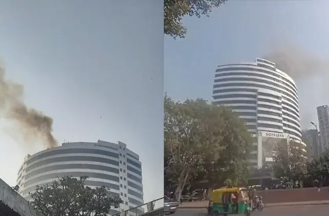 Fire Incident Gopaldas Building Connaught Place Delhi,