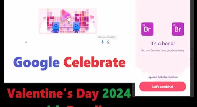 Google एनिमेटेड Doodle गेम के साथ मना रहा वैलेंटाइन डे 2024 का जश्न