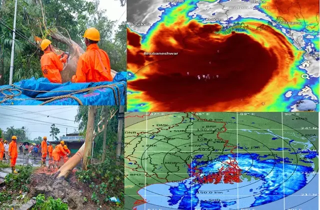 Cyclonic Storm Remal Wreaks Havoc in WestBengal 3 Injured High Alert In Assam-Tripura