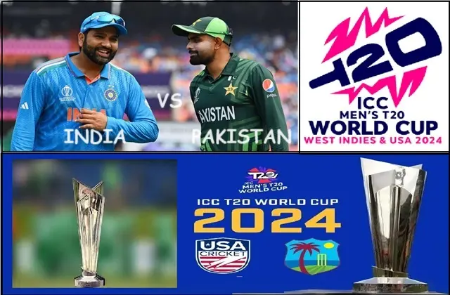 ICC T20 World Cup 2024 Time Table Schedule INDvsPAK Match Date USA  