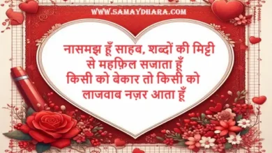 Sayaris In Hindi Love Shayri, nasamajh hun sahab shabdon ki mitti se mehfil sajata hun kisi ko bekar to kisi ko lajwaab nazar aata hun