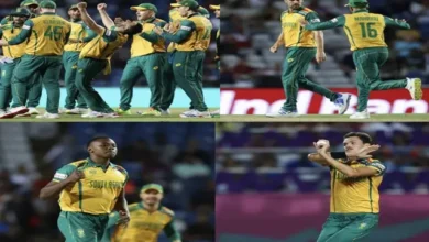 Live T20 WorldCup1st SemiFinal Afghanistan AllOut At 56 Runs Kagiso-Rabada